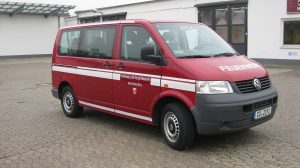Warnmarkierungen für Einsatzfahrzeuge